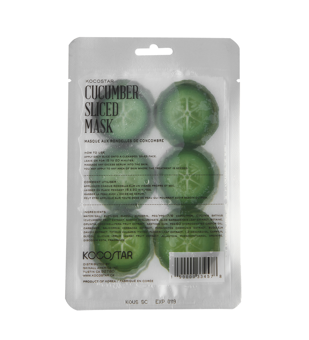 therapy sliced mask cucumber