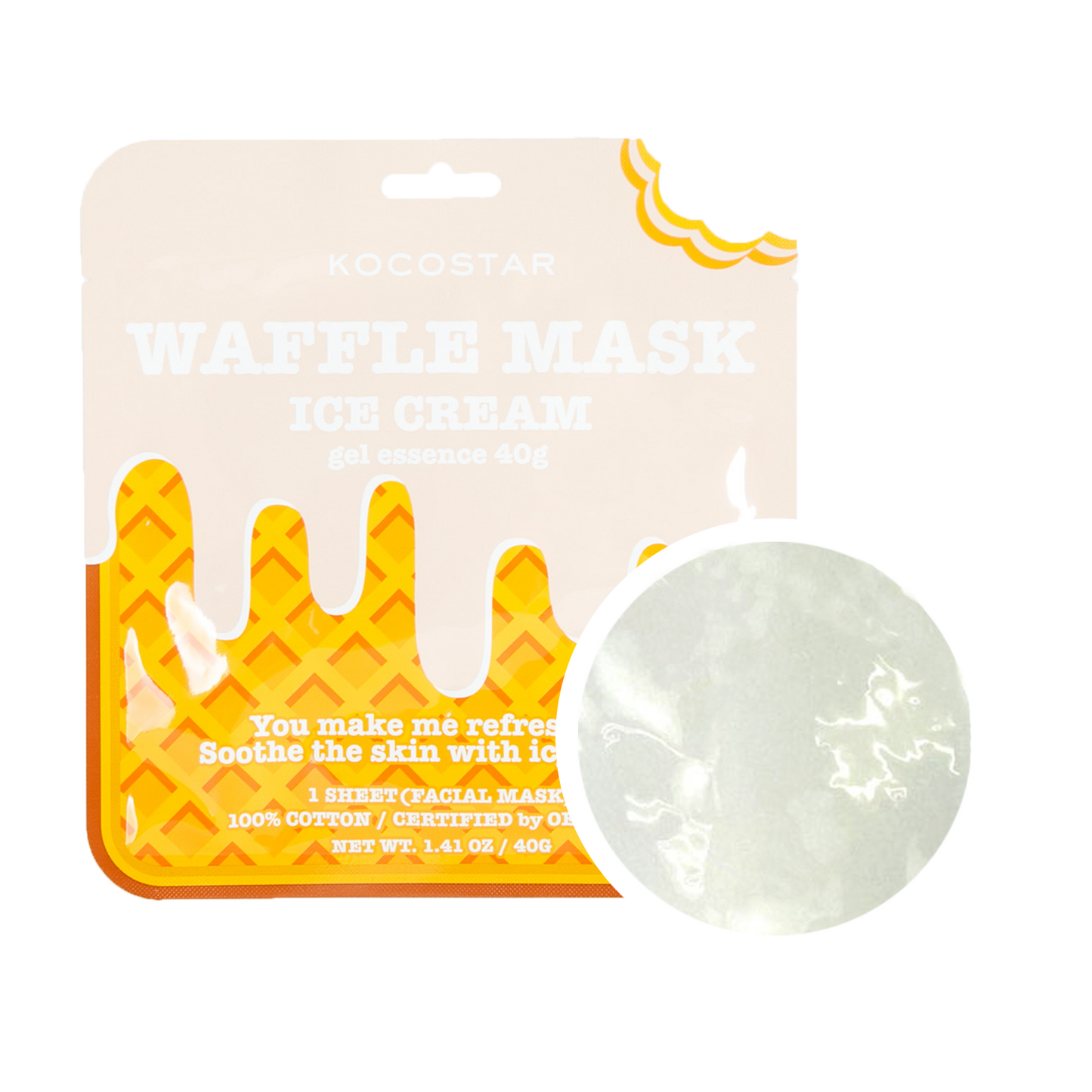 Waffle Mask Ice Cream