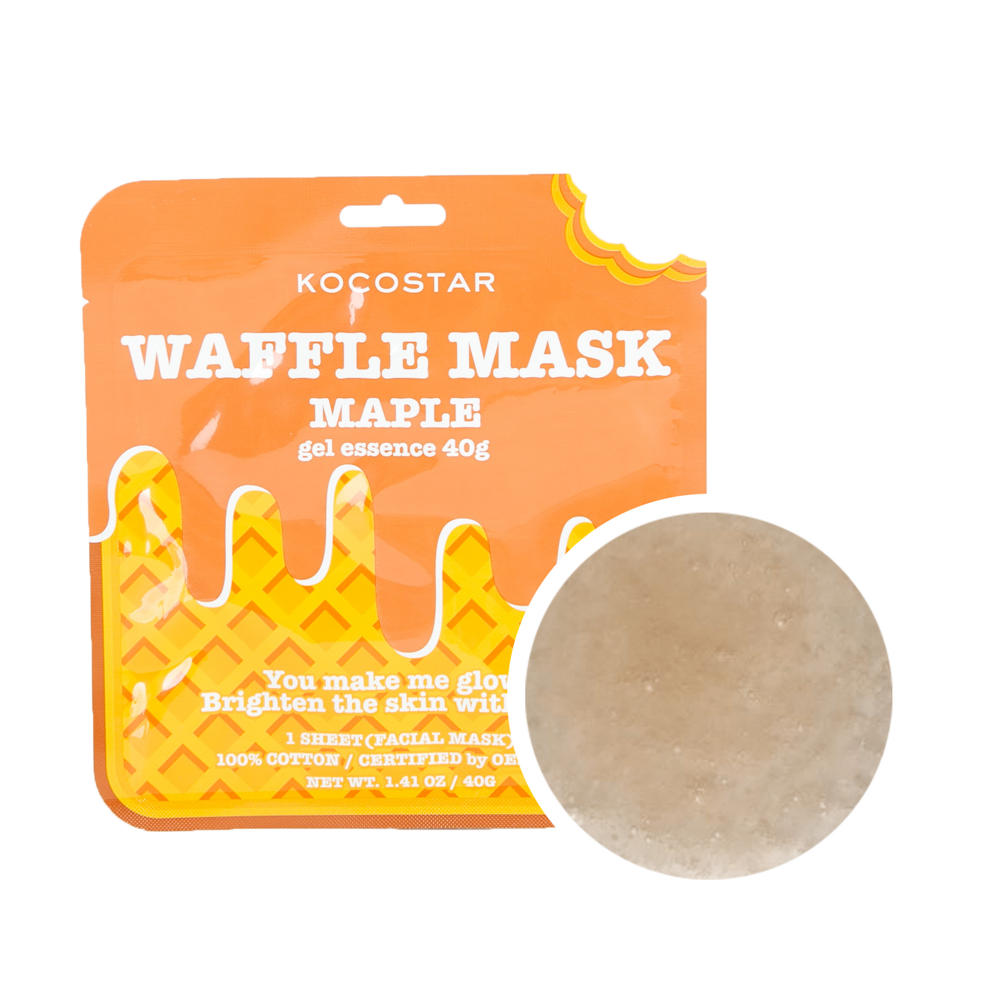 Waffle Mask Maple